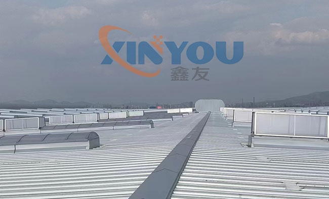 徐工基礎工程機械智能制造基地項目排煙天窗工程完工